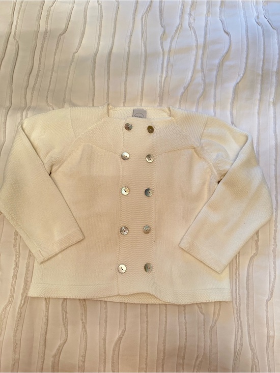Pepa London Other - Cream Double-Breasted Knit Kids sweater